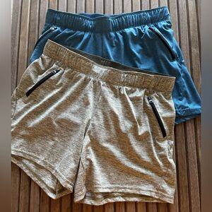 Liberty Pro set of 2 Blue and Gray Athletic Shorts